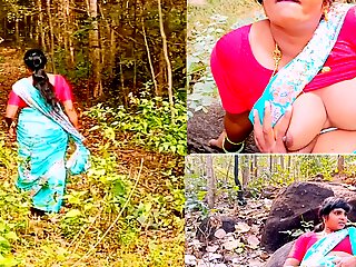 desi outdoor forest sex fucking wife